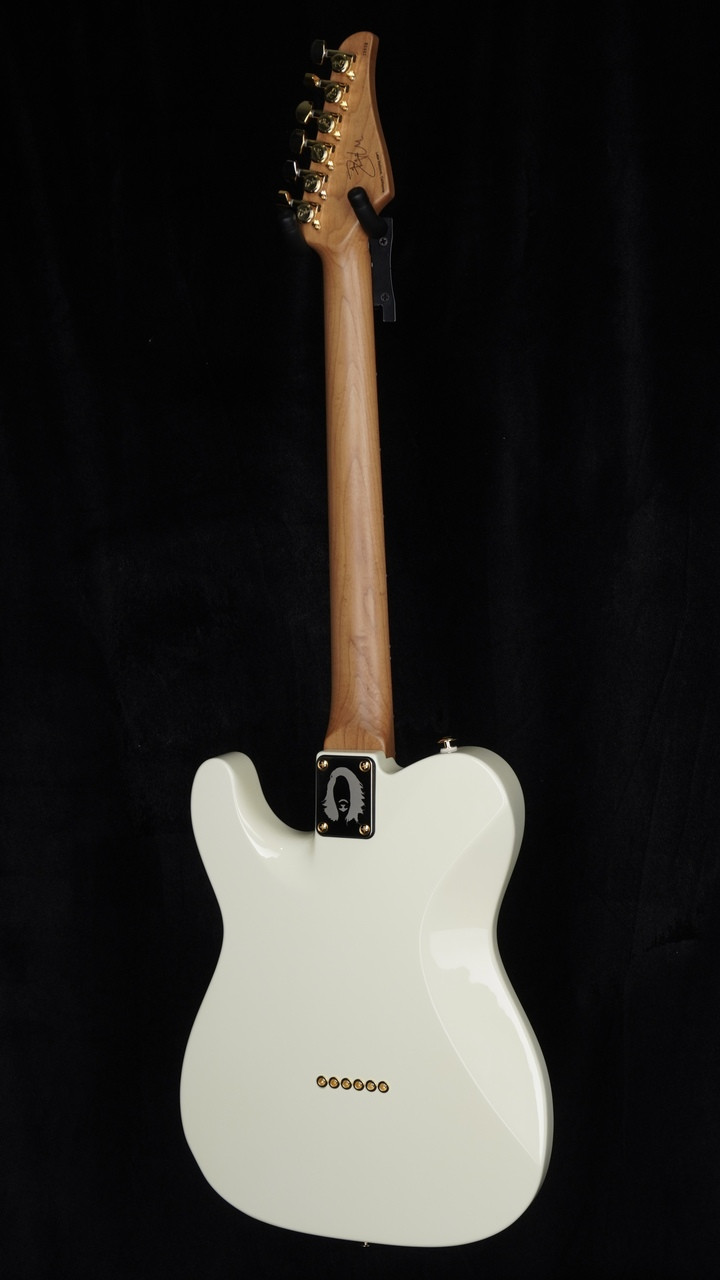 Suhr Mateus Asato Signature Series Classic T in MA White with Single Coil Pickups and Fixed Bridge
