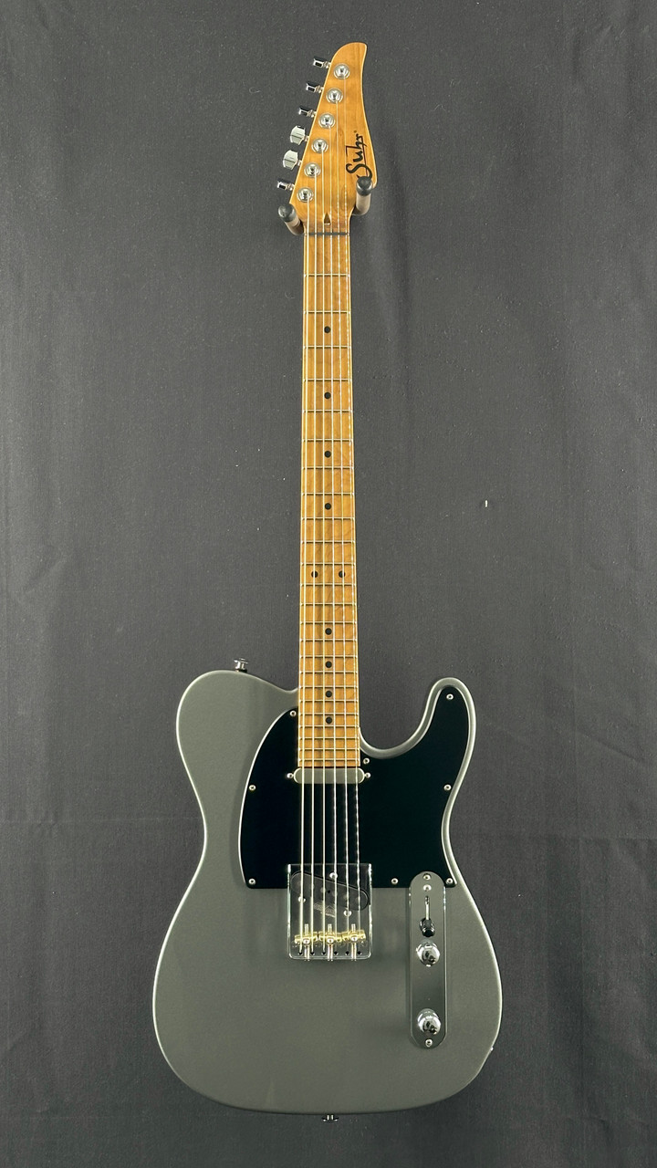 Suhr Andy Wood Signature Modern T in AW Silver with Single Coil Pickups and Fixed Bridge