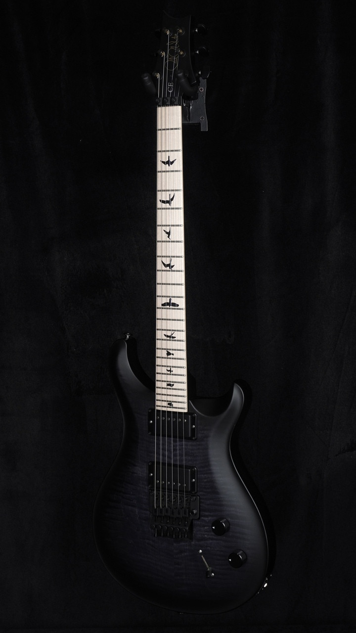 PRS Dustie Waring DW CE24 Floyd in Transparent Black