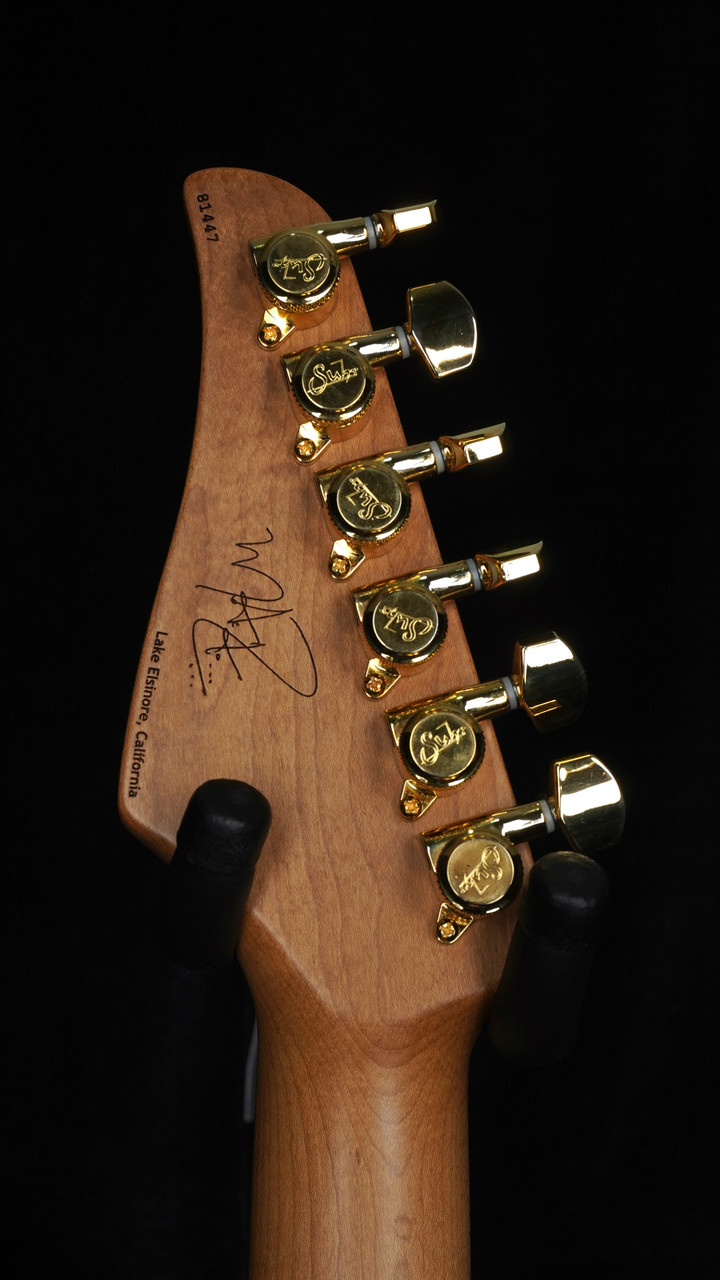 Suhr Mateus Asato Signature Series Classic T in MA White with Lollar Gold Foil Pickups and Tremolo Bridge