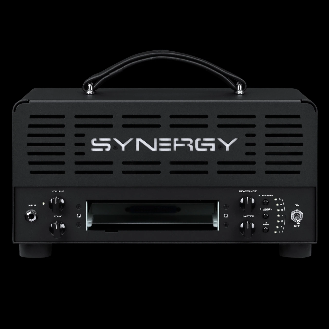 Synergy SYN-20IR 20-Watt All-Tube 3-Channel Module Platform Amp with IR - Front View, no module