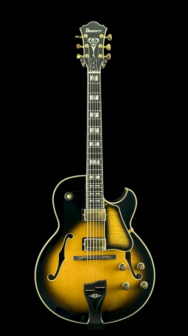 Ibanez George Benson Signature LGB300 - Vintage Yellow Sunburst - Front Whole