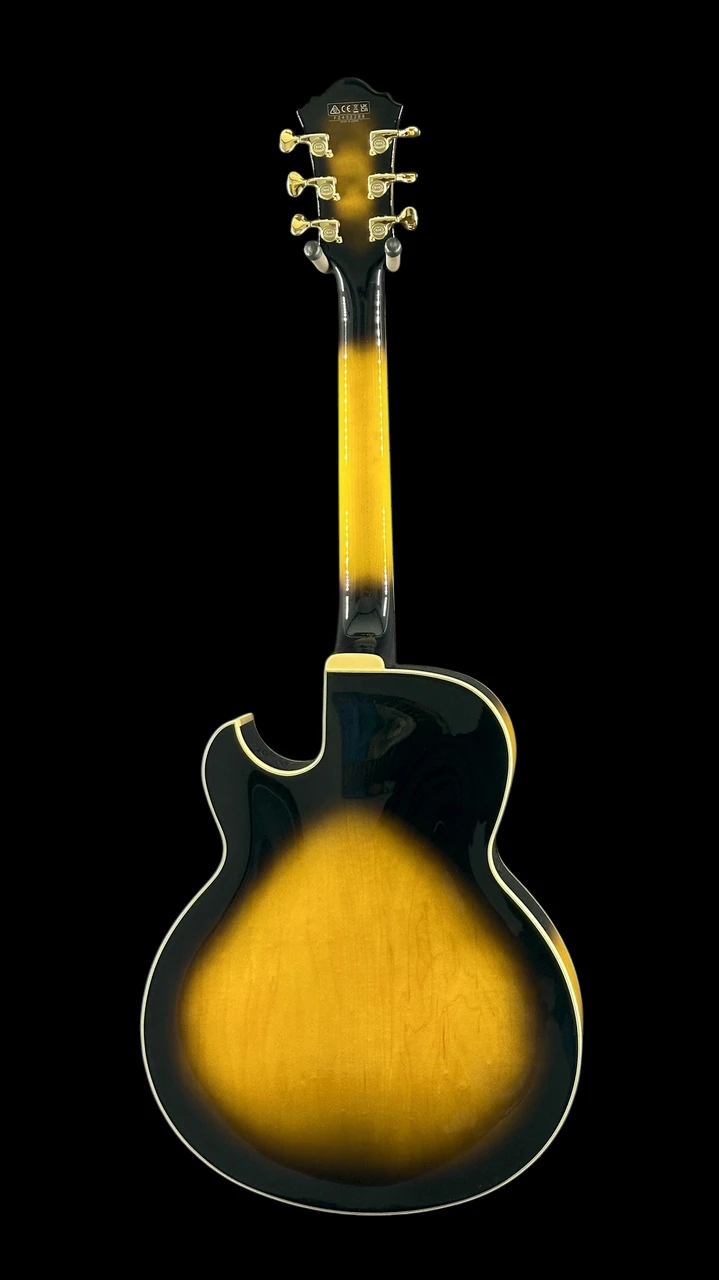 Ibanez George Benson Signature LGB300 - Vintage Yellow Sunburst - Back Whole
