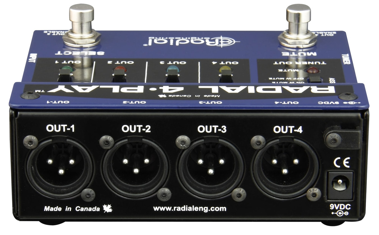 Radial Engineering 4-Play Multi-Output Direct Box