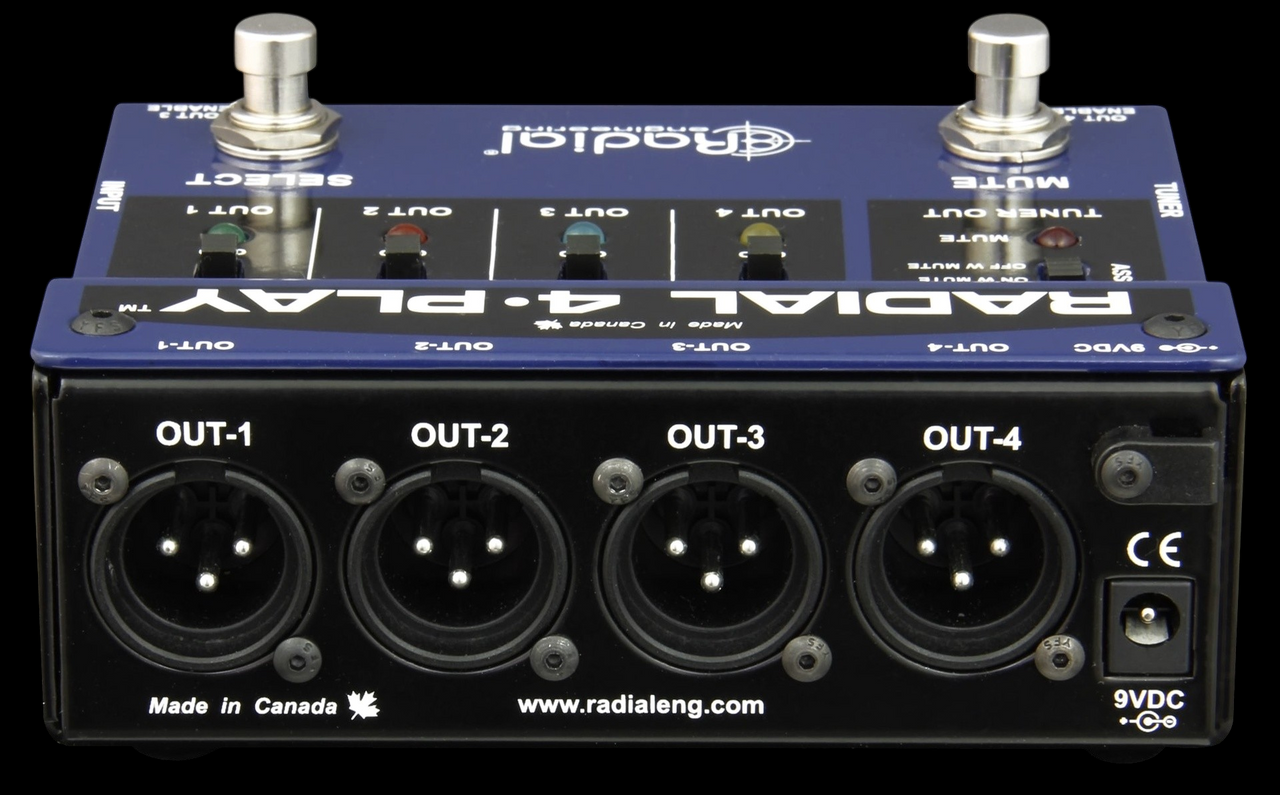 Radial Engineering 4-Play Multi-Output Direct Box