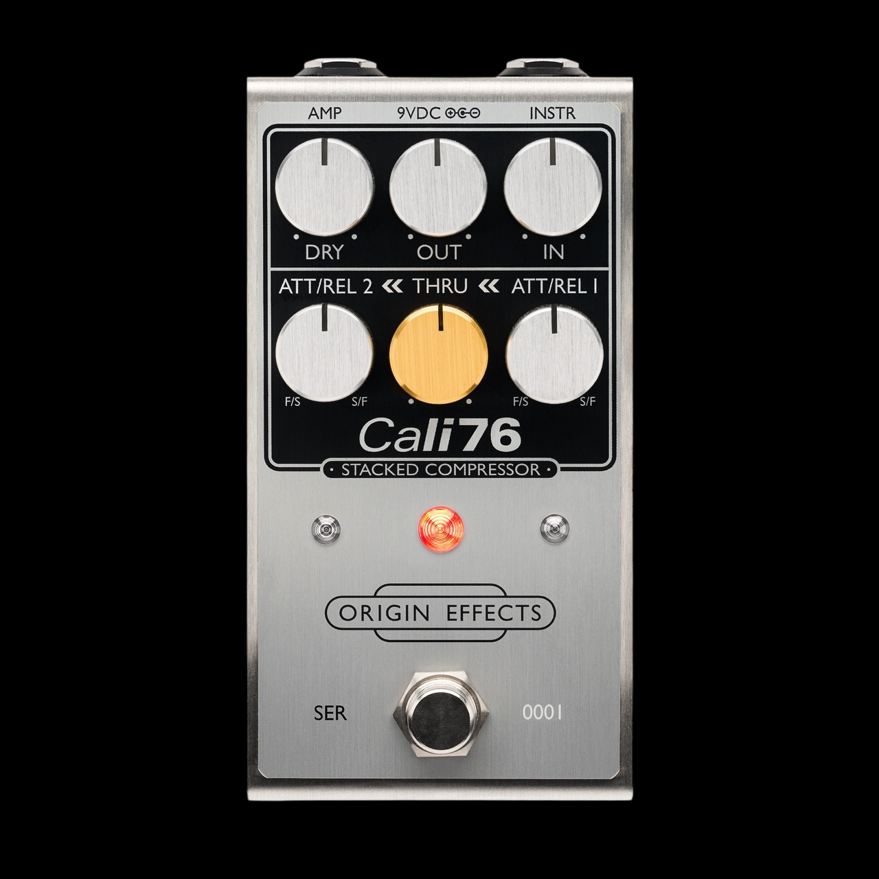 Origin Effects Cali76 Stacked Compressor Silver | Sanctuary