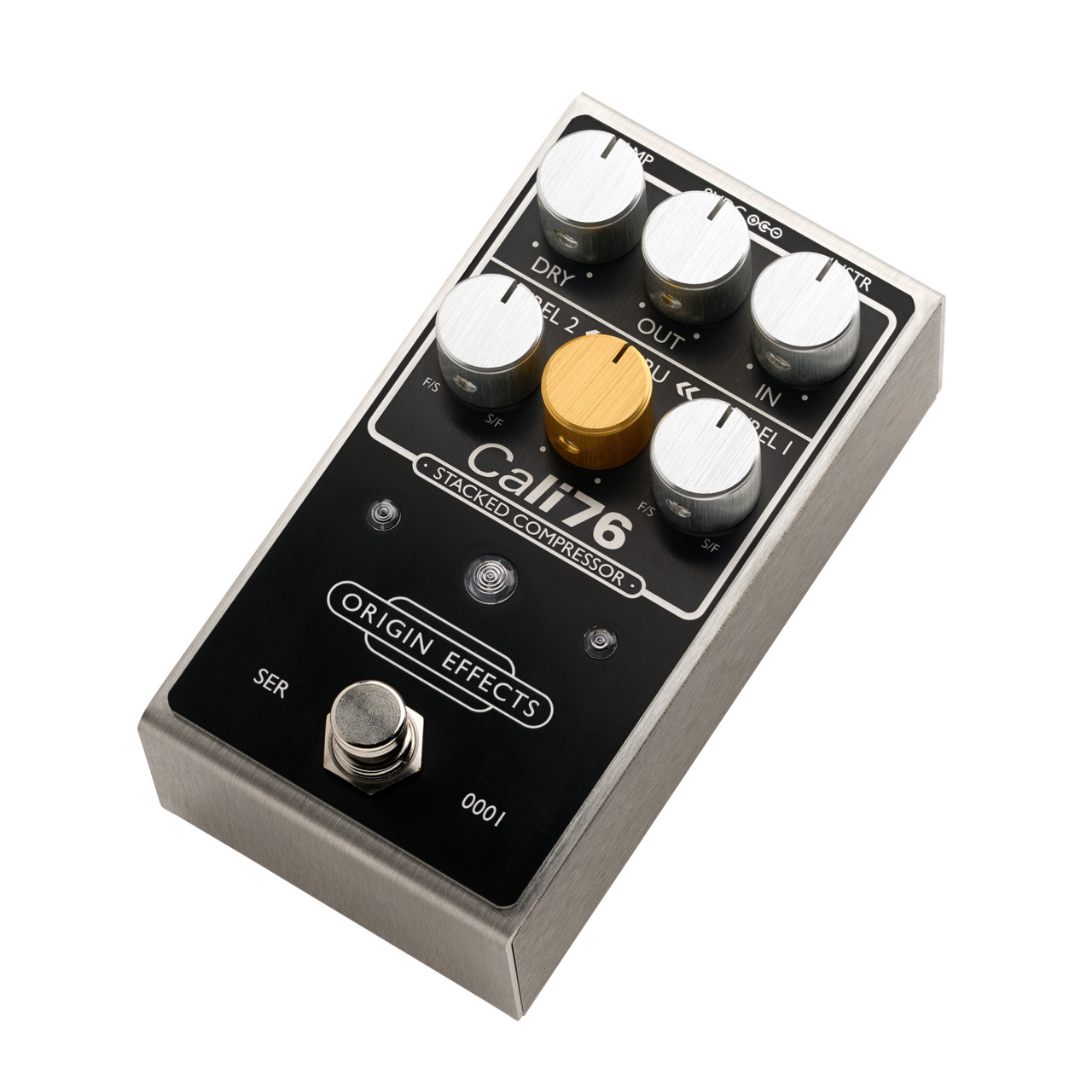 Origin Effects Cali76 Stacked Compressor Pedal in Black