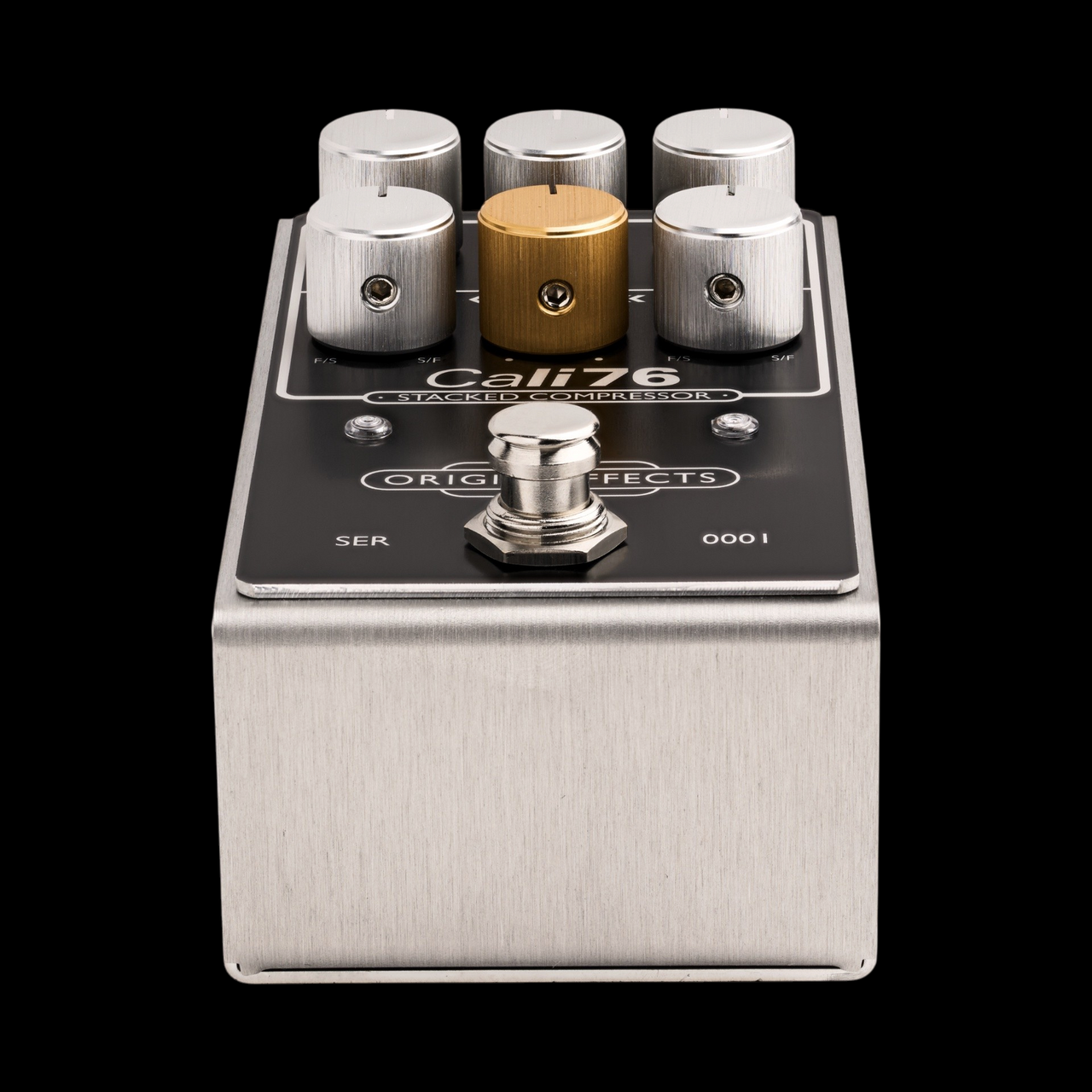 Origin Effects Cali76 Stacked Compressor Pedal in Black