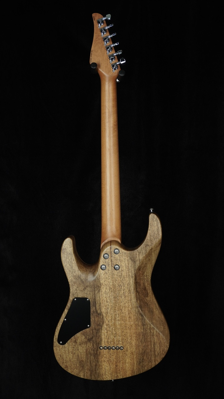 Suhr Custom Modern in Transparent Blue Denim with Black Limba Body