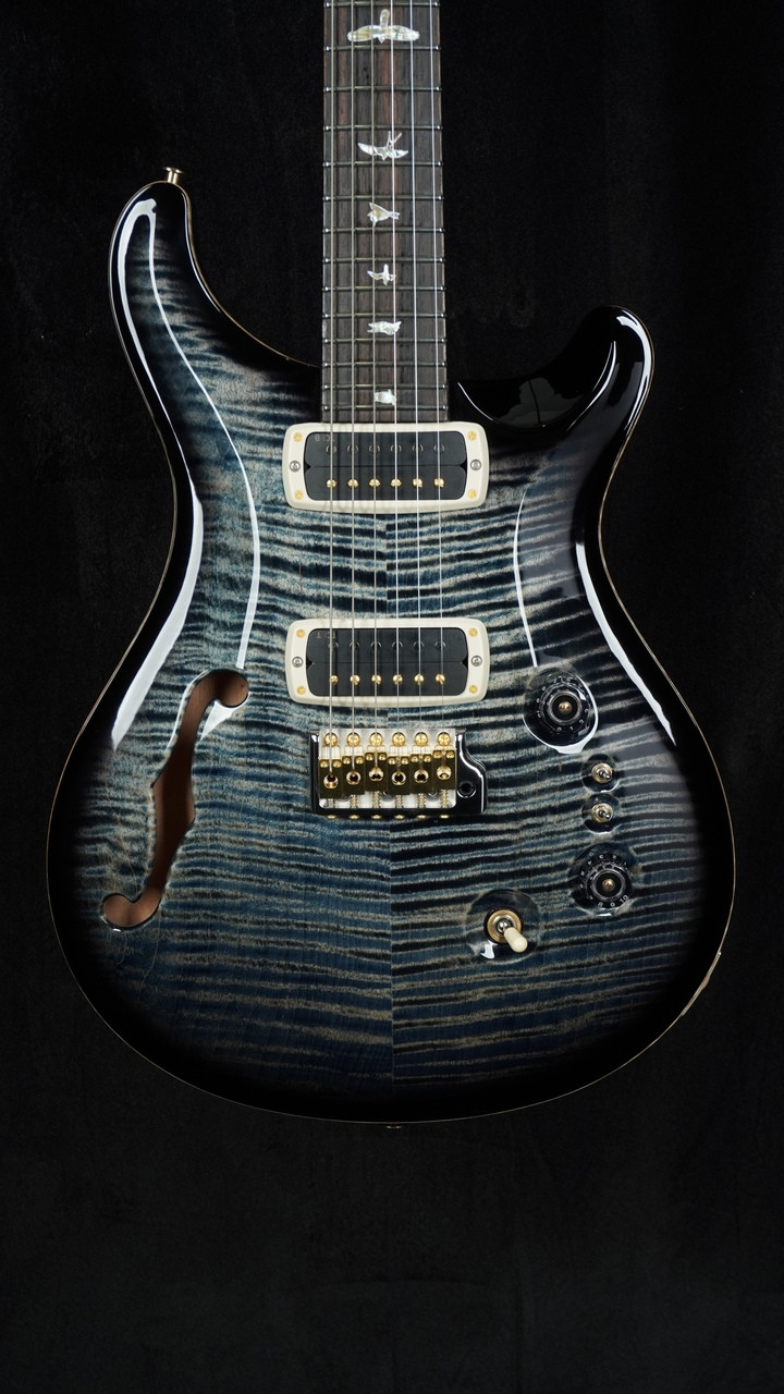 PRS 40th Anniversary Custom 24-08 Semi-Hollow Limited Edition in Faded Whale Blue Smokeburst PRS 40th Anniversary Custom 24-08 Semi-Hollow Limited Edition in Faded Whale Blue Smokeburst