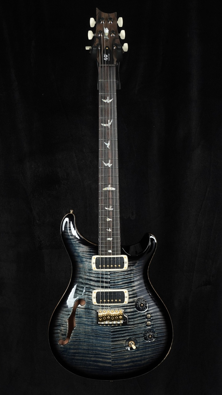 PRS 40th Anniversary Custom 24-08 Semi-Hollow Limited Edition in Faded Whale Blue Smokeburst PRS 40th Anniversary Custom 24-08 Semi-Hollow Limited Edition in Faded Whale Blue Smokeburst