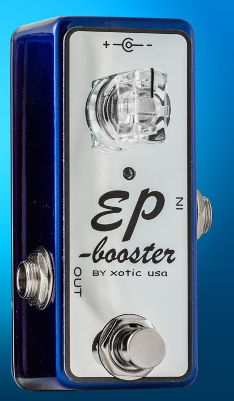 ギター XOTIC EP Booster 15th Limited Edition Xotic EP Booster 15 Year Anniversary Ltd - Metallic Blue