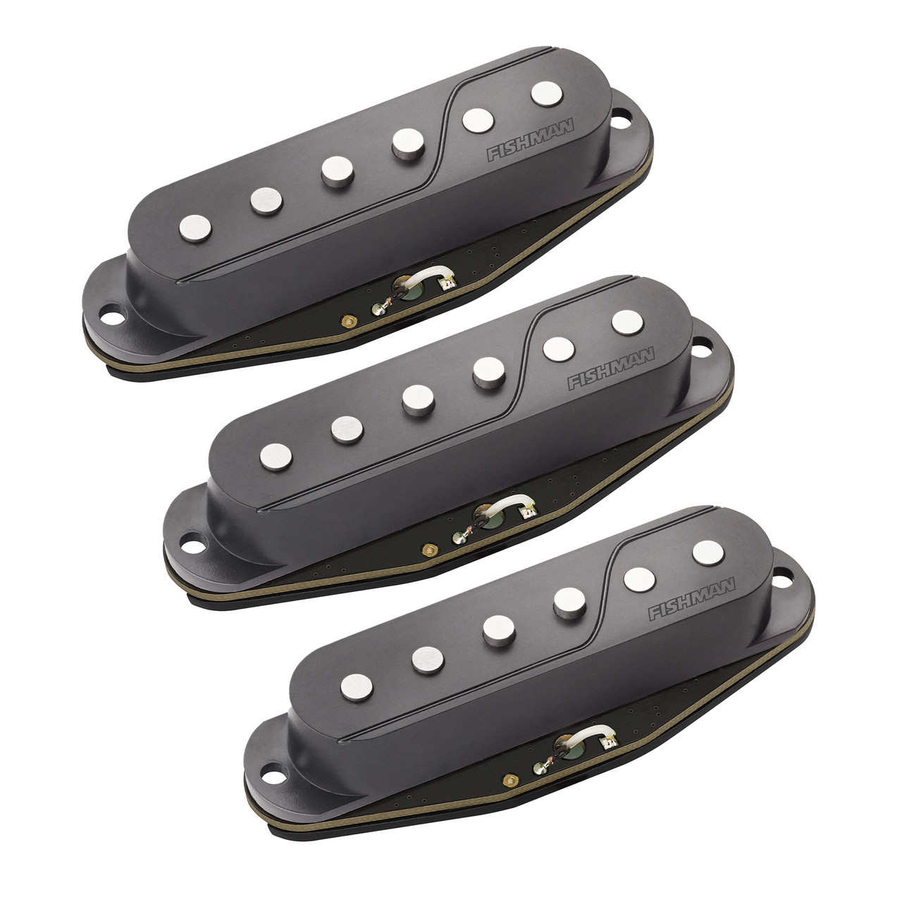 Fishman Fluence Signature Series Greg Koch "Gristle Tone" Single Width Pickup Set in Black