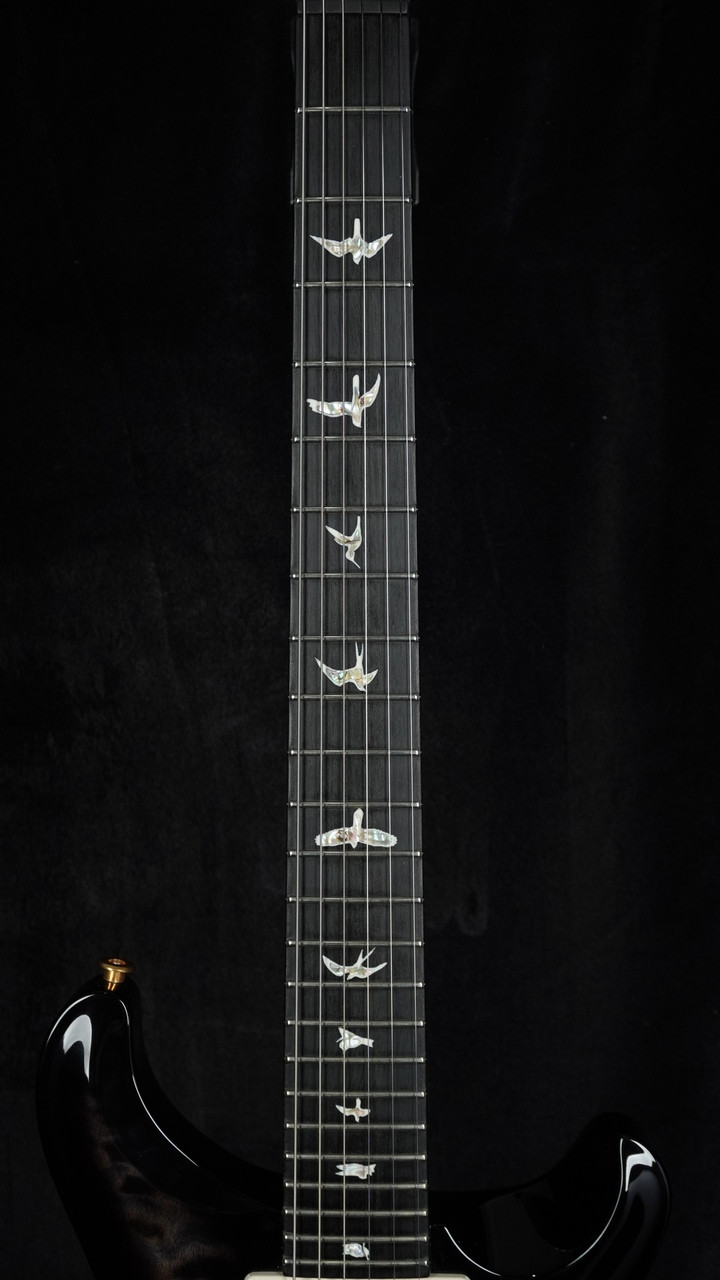 2021 PRS Wood Library Custom 24 in Charcoal Wrap Burst with Quilt Maple 10-Top and Matching Maple Neck 2021 PRS Wood Library Custom 24 in Charcoal Wrap Burst with Quilt Maple 10-Top and Matching Maple Neck
