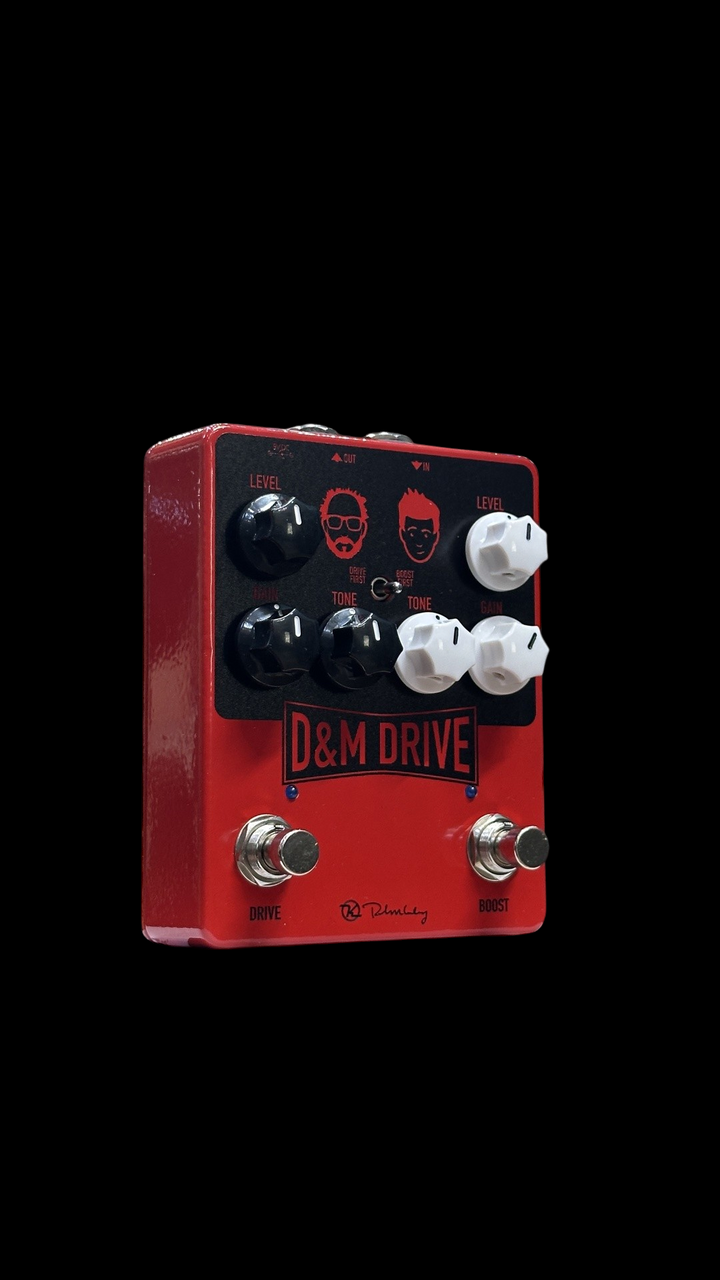 Keeley Electronics D&M Drive Pedal in Sanctuary Red
