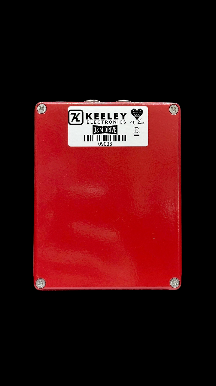 Keeley Electronics D&M Drive Pedal in Sanctuary Red