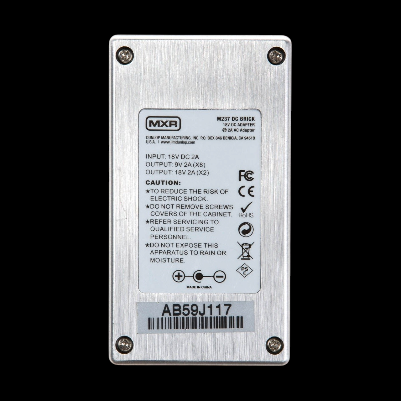 MXR M237 DC Brick Power Supply