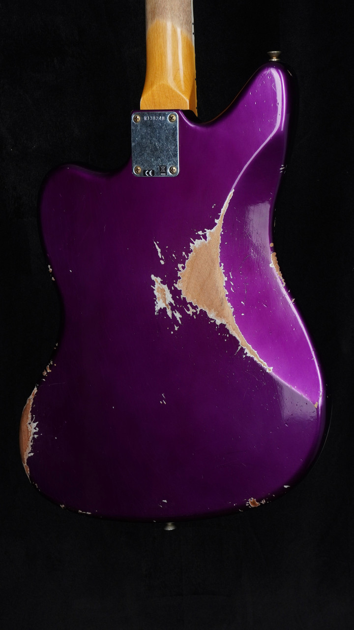 Fender Custom Shop Heavy Relic '65 Jaguar in Purple Metallic