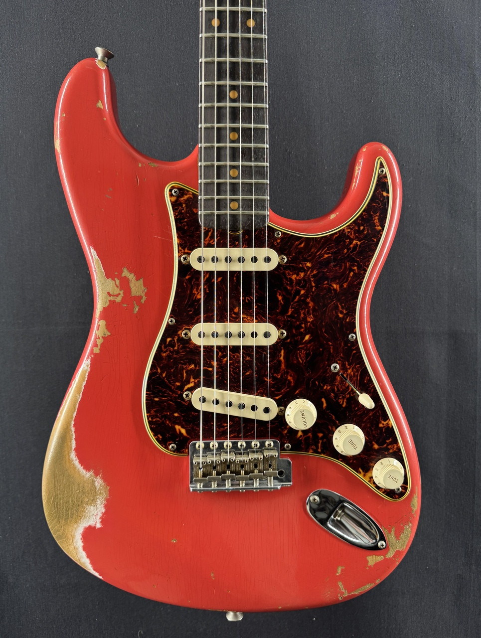 ★CustomOrder HeavyRelic FiestaRed Strato 1957 Stratocaster® Heavy Relic® | Time Machine Series