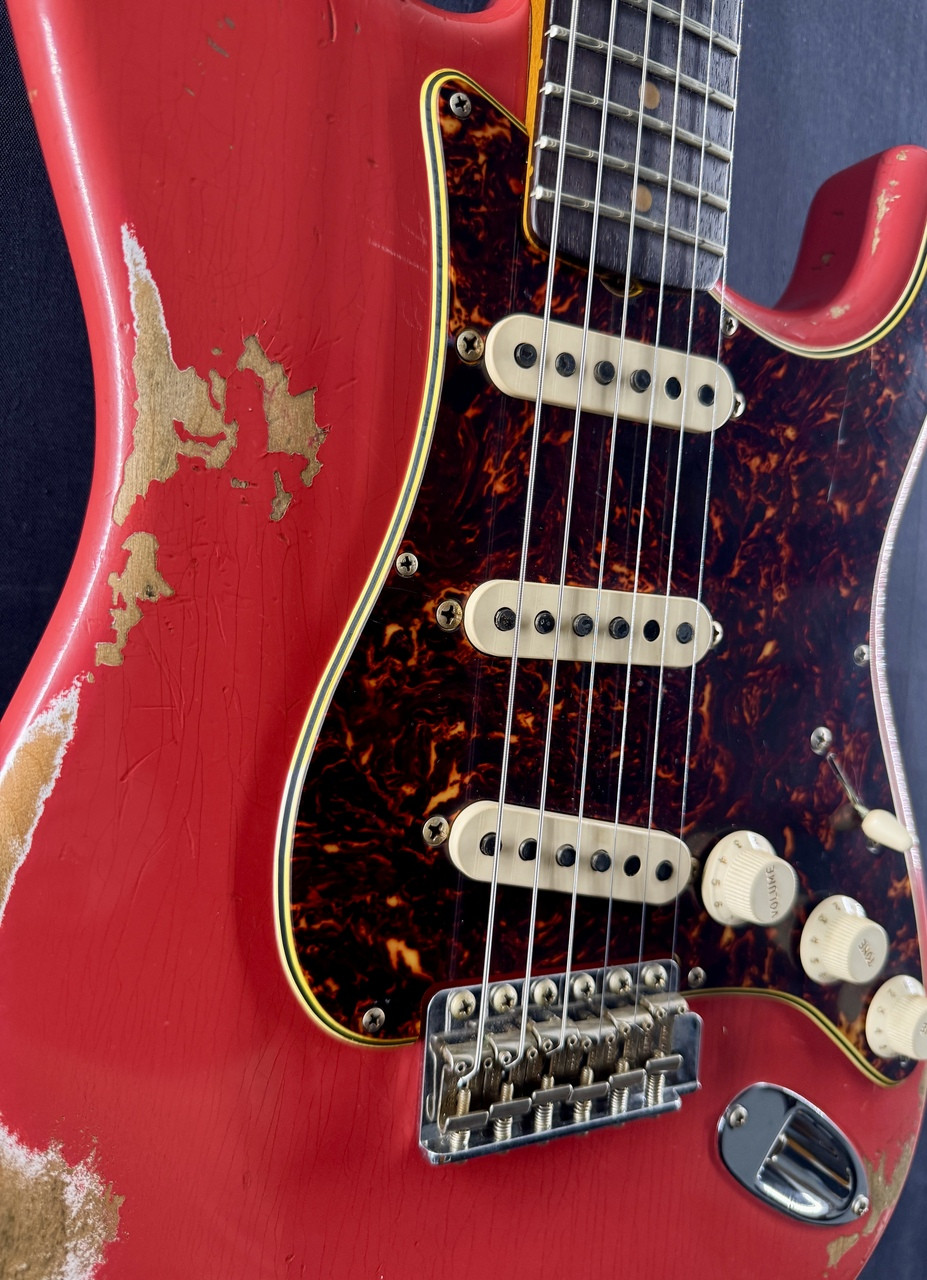 ❖❖ Custom HeavyRelic FiestaRed Strato ❖❖ 1957 Stratocaster® Heavy Relic® | Time Machine Series