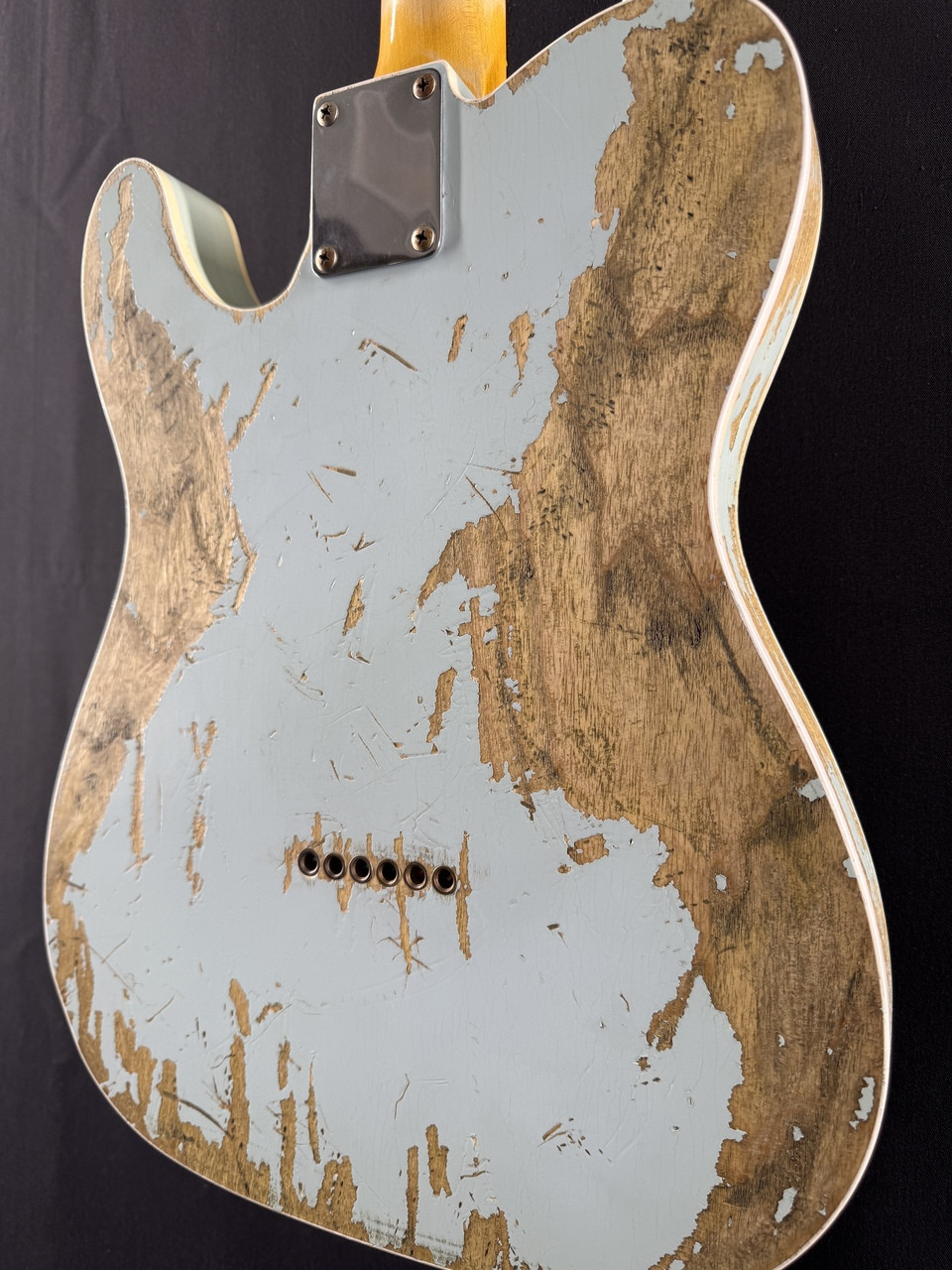 Preowned Fender Custom Shop  Telecaster Relic in Sonic Blue