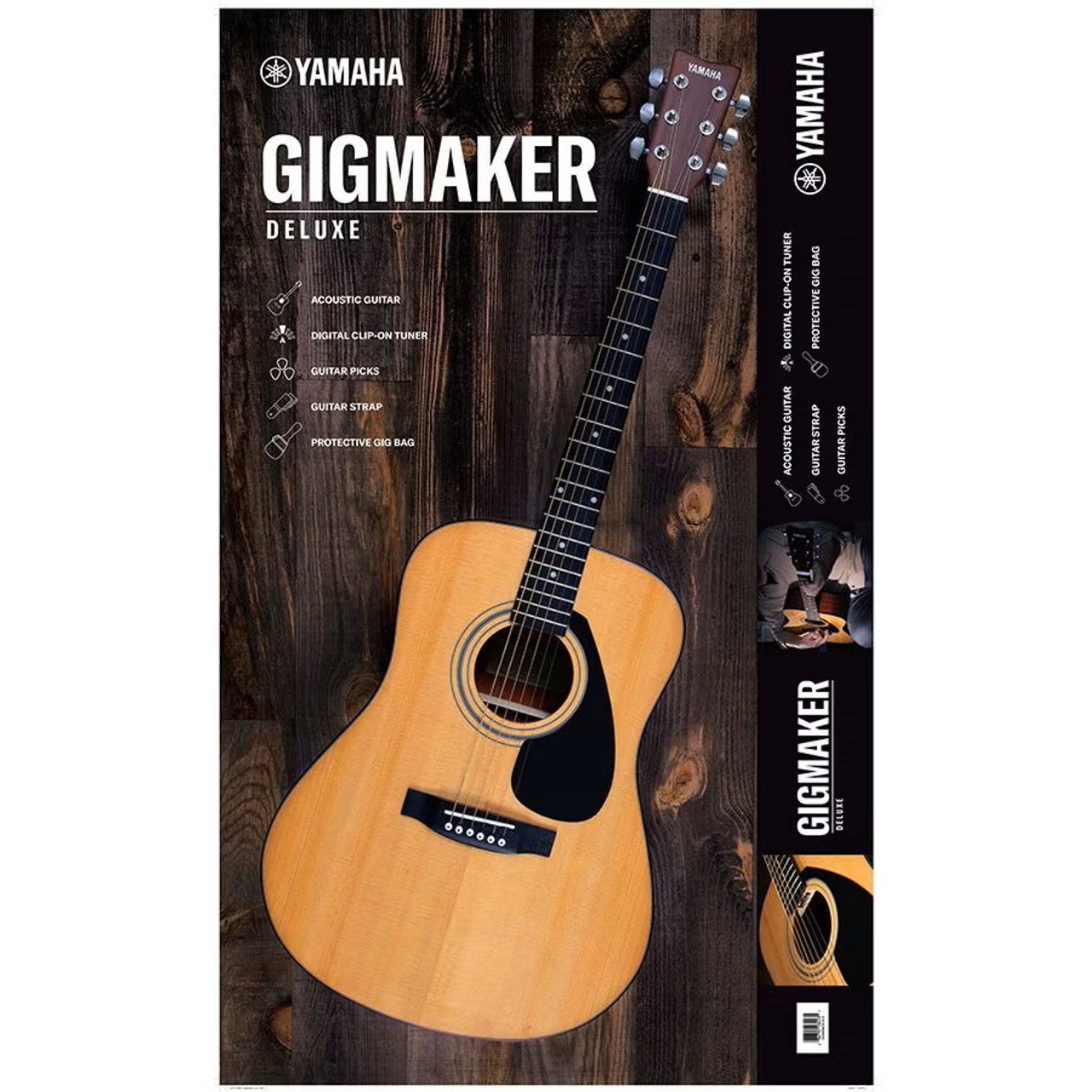 Yamaha Gigmaker Deluxe Steel String Acoustic Guitar Starter Package