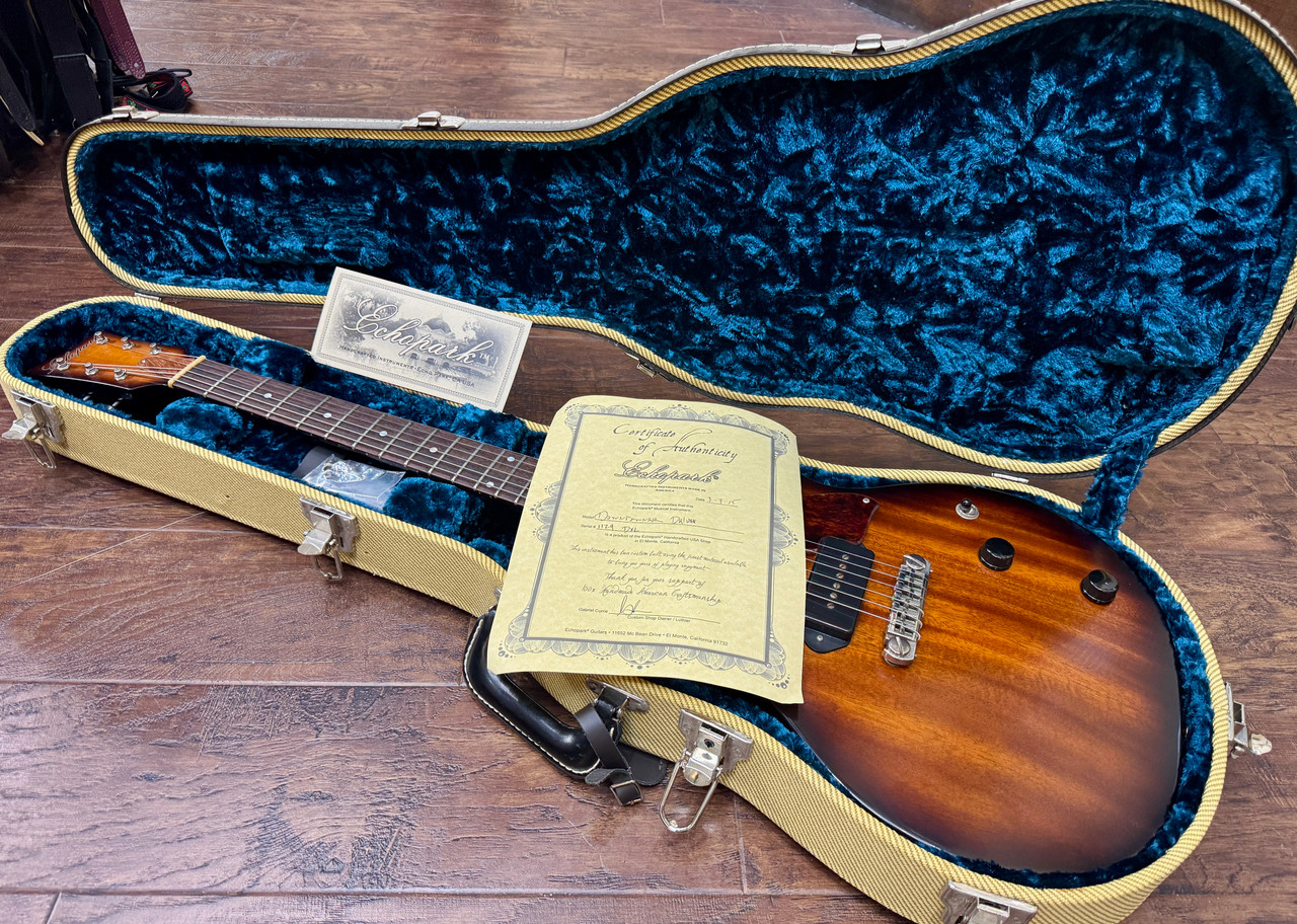 Preowned Echopark Downtowner Deluxe P90 in Vintage 2 Tone Burst