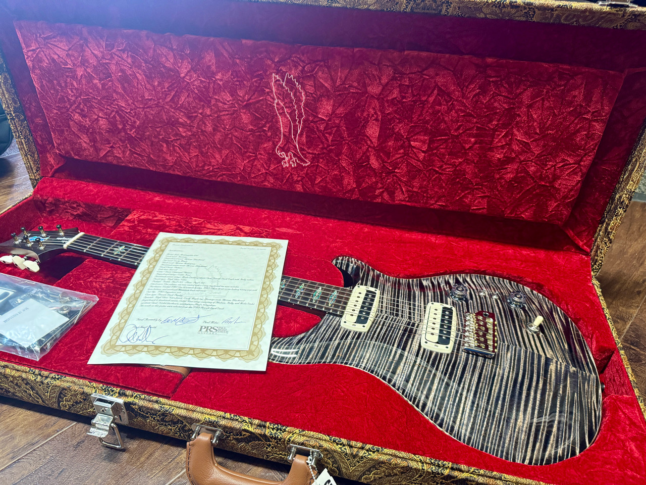 Preowned Paul Reed Smith Private Stock John McLaughlin LTD in Charcoal Phoenix