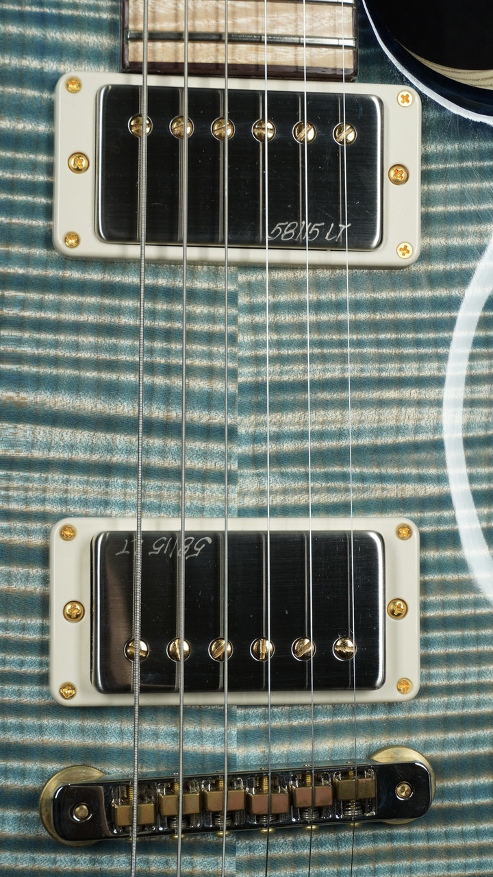 Preowned Paul Reed Smith Private Stock Singlecut McCarty 594 Guitar of the Month in Faded Royal Blue Smoked Burst Preowned Paul Reed Smith Private Stock Singlecut McCarty 594 Guitar of the Month in Faded Royal Blue Smoked Burst
