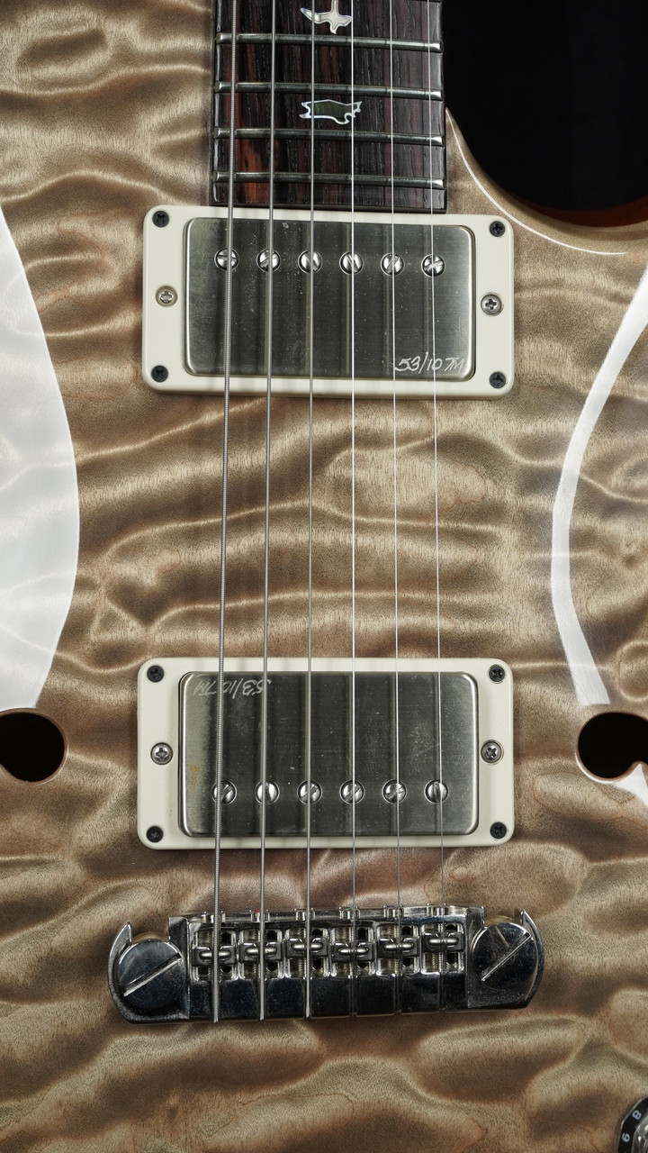 Preowned Paul Reed Smith Private Stock Singlecut Hollowbody in Graphite Preowned Paul Reed Smith Private Stock Singlecut Hollowbody in Graphite