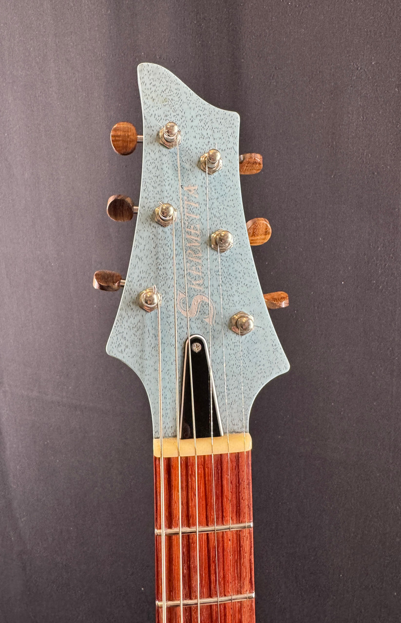 Preowned Skermetta Guitars Petros R100 in Blue Dog
