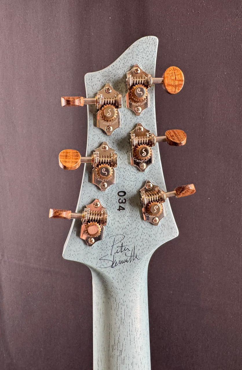 Preowned Skermetta Guitars Petros R100 in Blue Dog