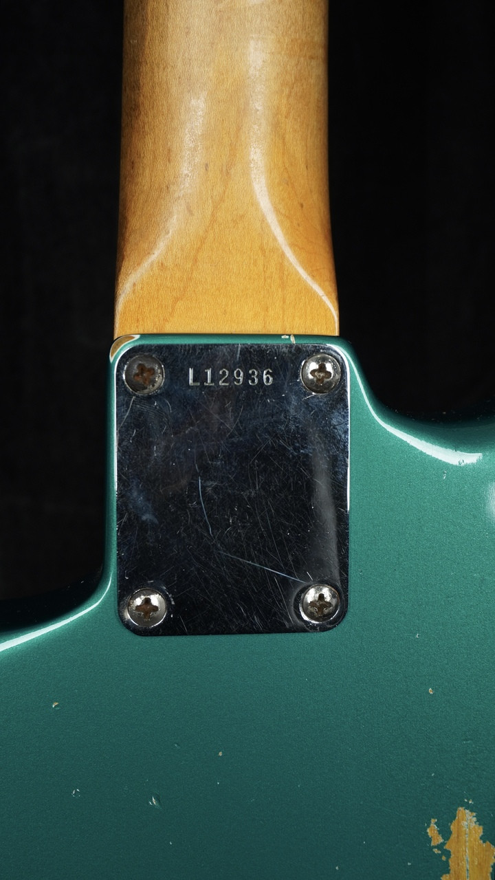 Vintage Fender 1963 Stratocaster in Refinished Sherwood Green