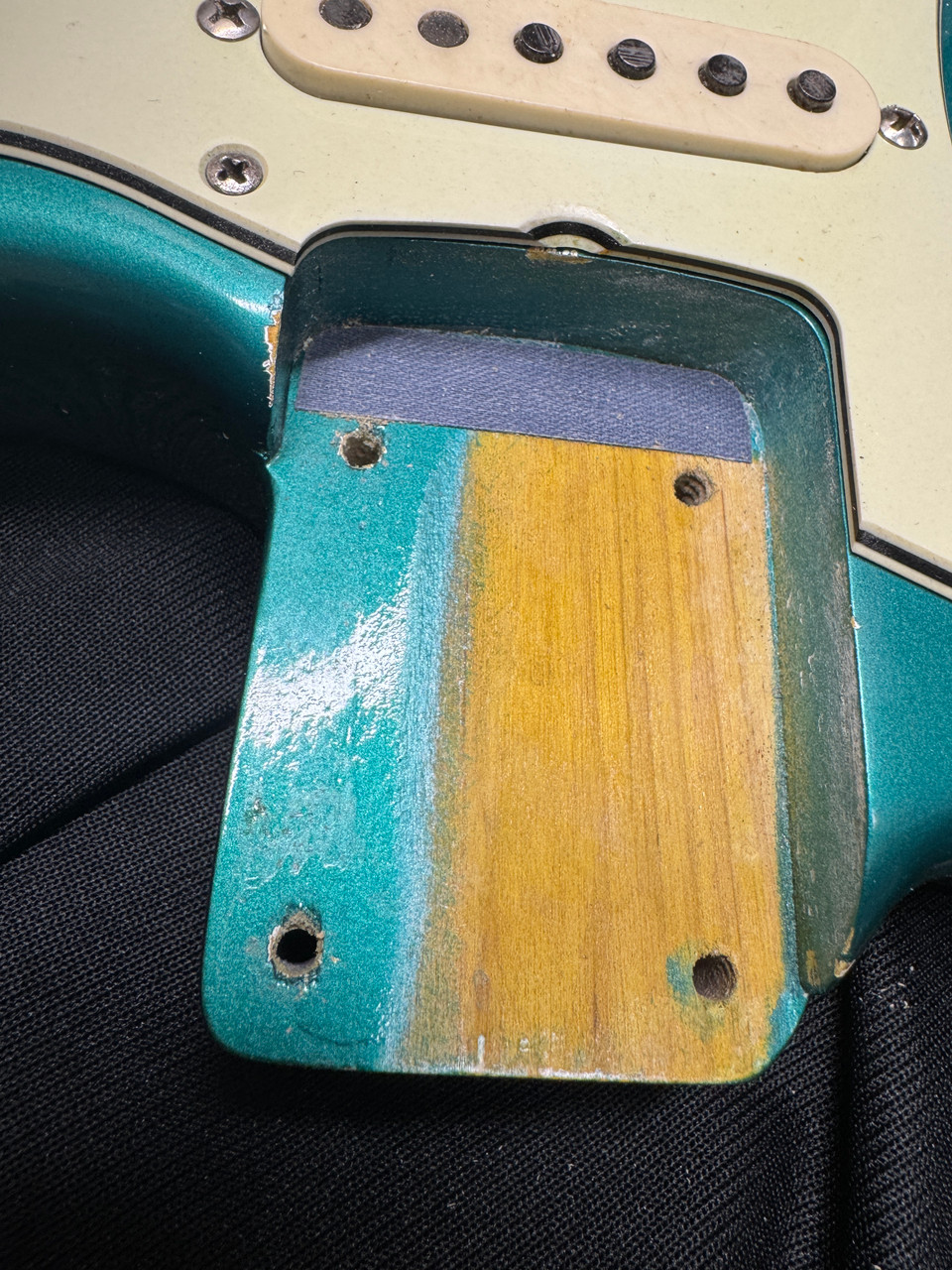 Vintage Fender 1963 Stratocaster in Refinished Sherwood Green