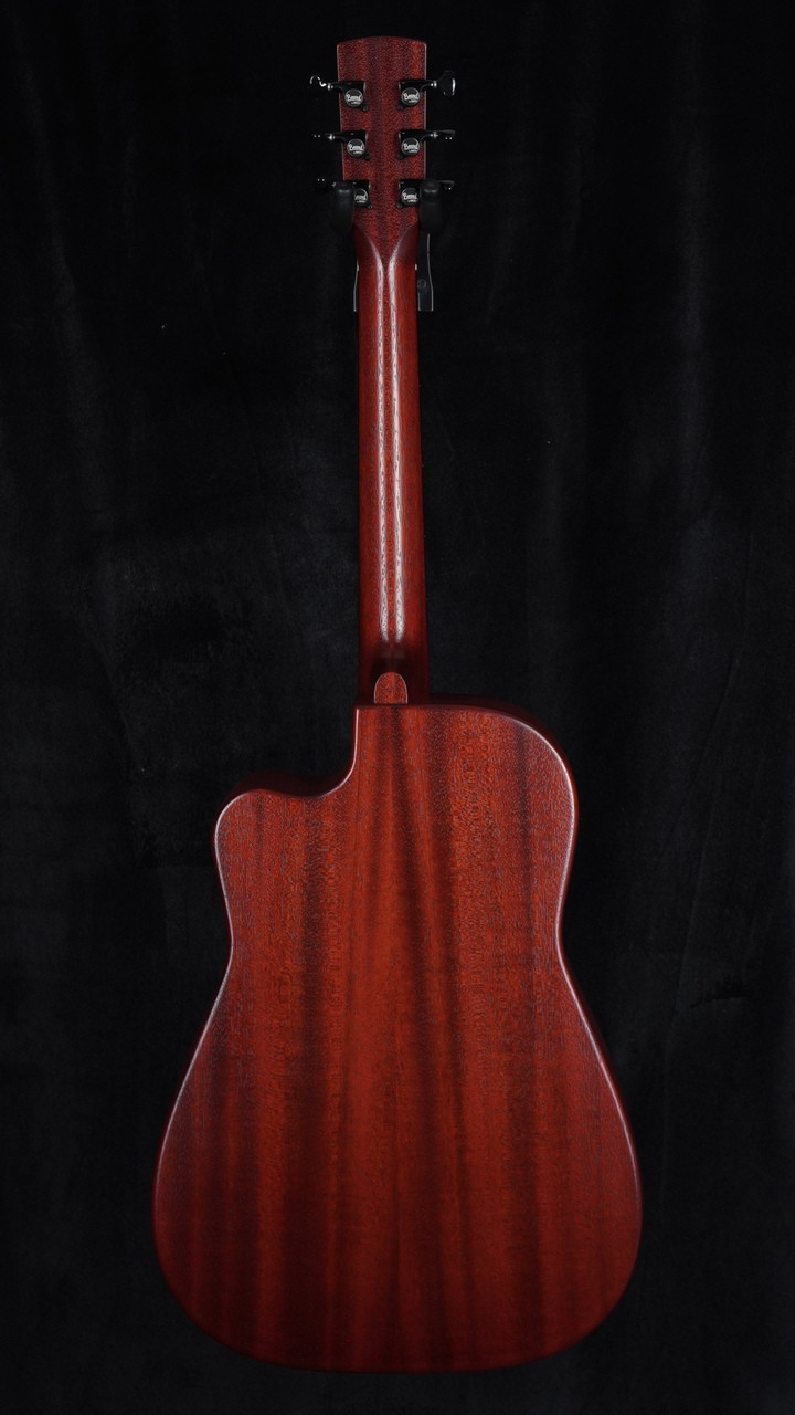 Beard Trailhead-E All Mahogany Roundneck Resonator with Cutaway in Scarlet