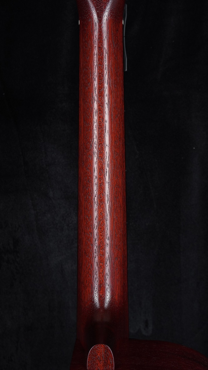 Beard Trailhead-E All Mahogany Roundneck Resonator with Cutaway in Scarlet