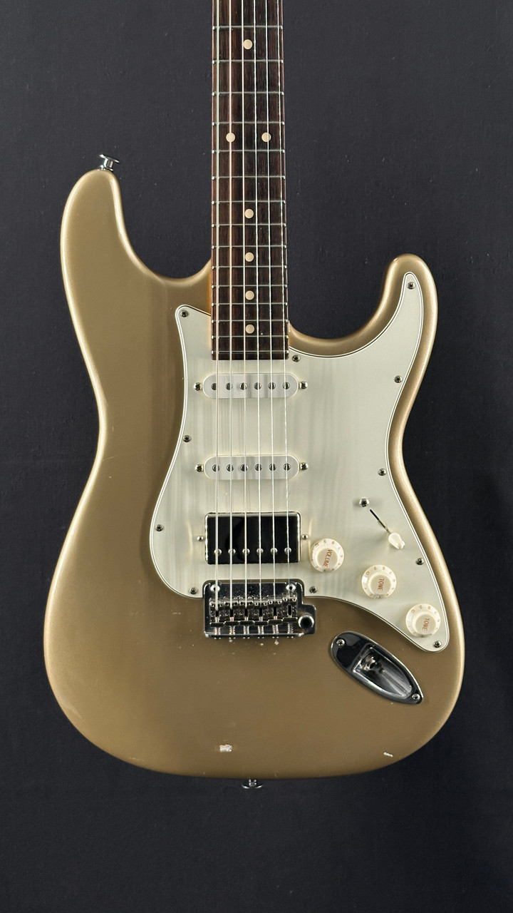 Preowned Suhr Classic Antique Pro HSS in Refinished Shoreline Gold with Lindy Fralin Pickups