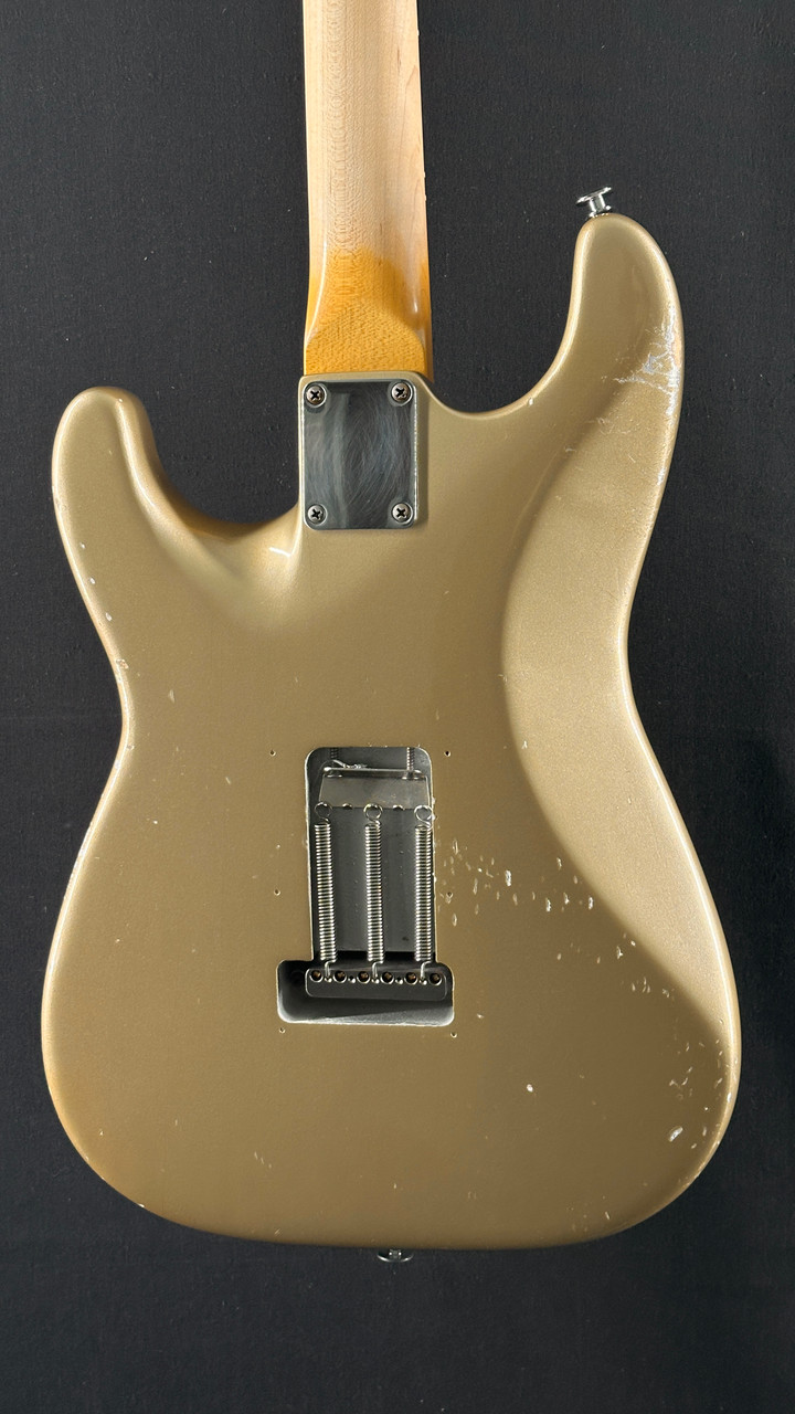Preowned Suhr Classic Antique Pro HSS in Refinished Shoreline Gold with Lindy Fralin Pickups