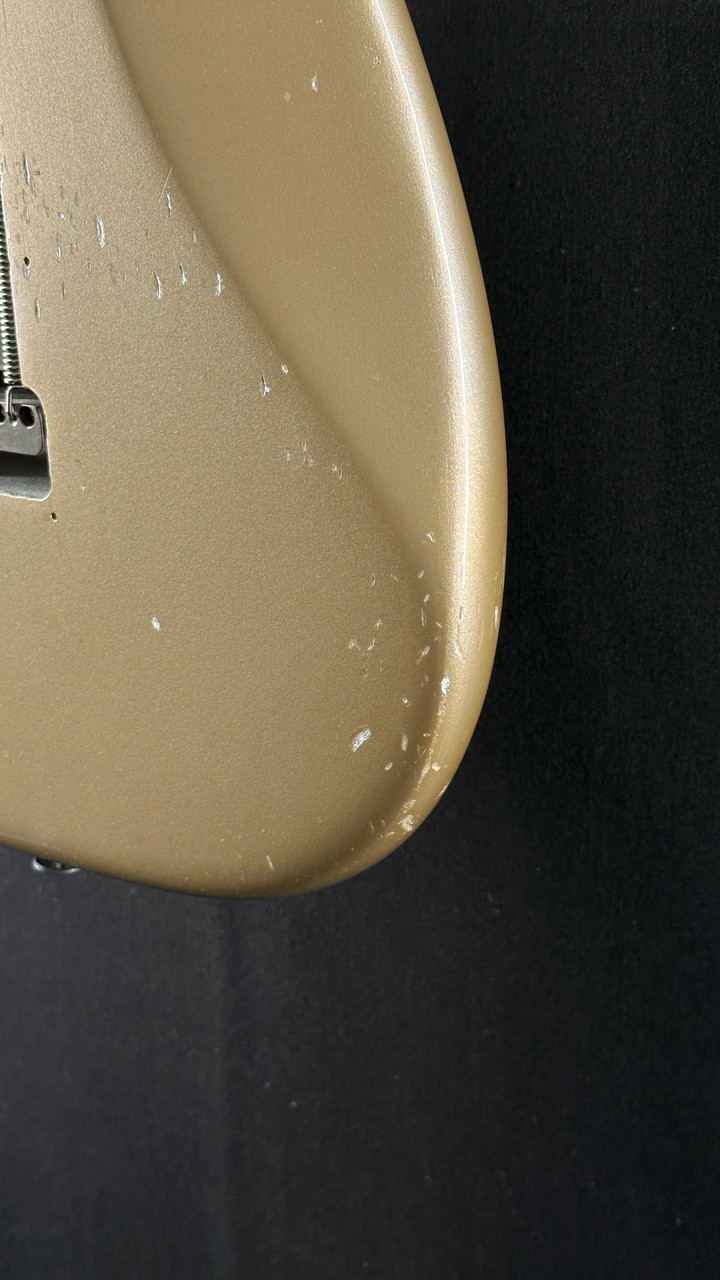 Preowned Suhr Classic Antique Pro HSS in Refinished Shoreline Gold with Lindy Fralin Pickups