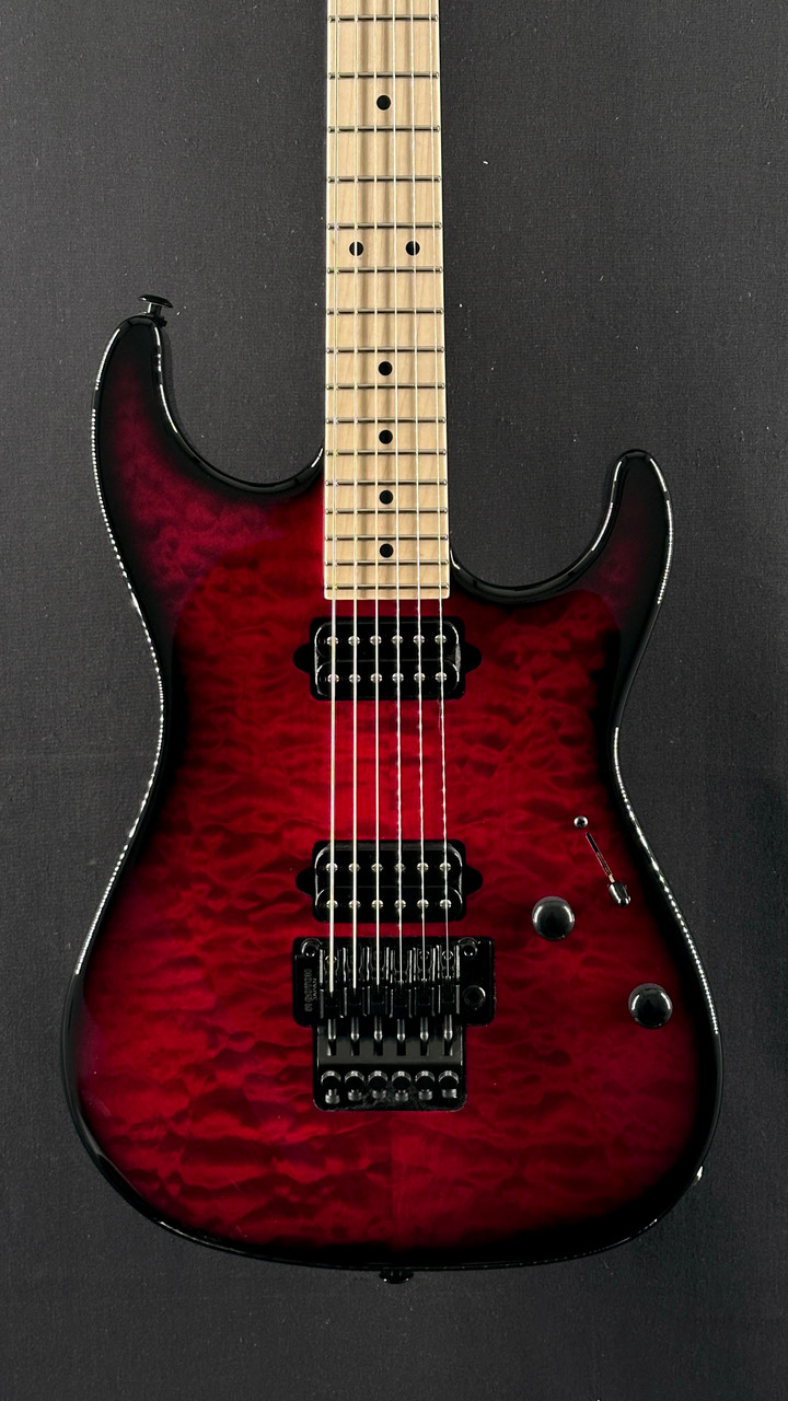 Suhr Standard Thin Burst Limited Edition in Transparent Red with Maple Fingerboard and Gotoh Floyd