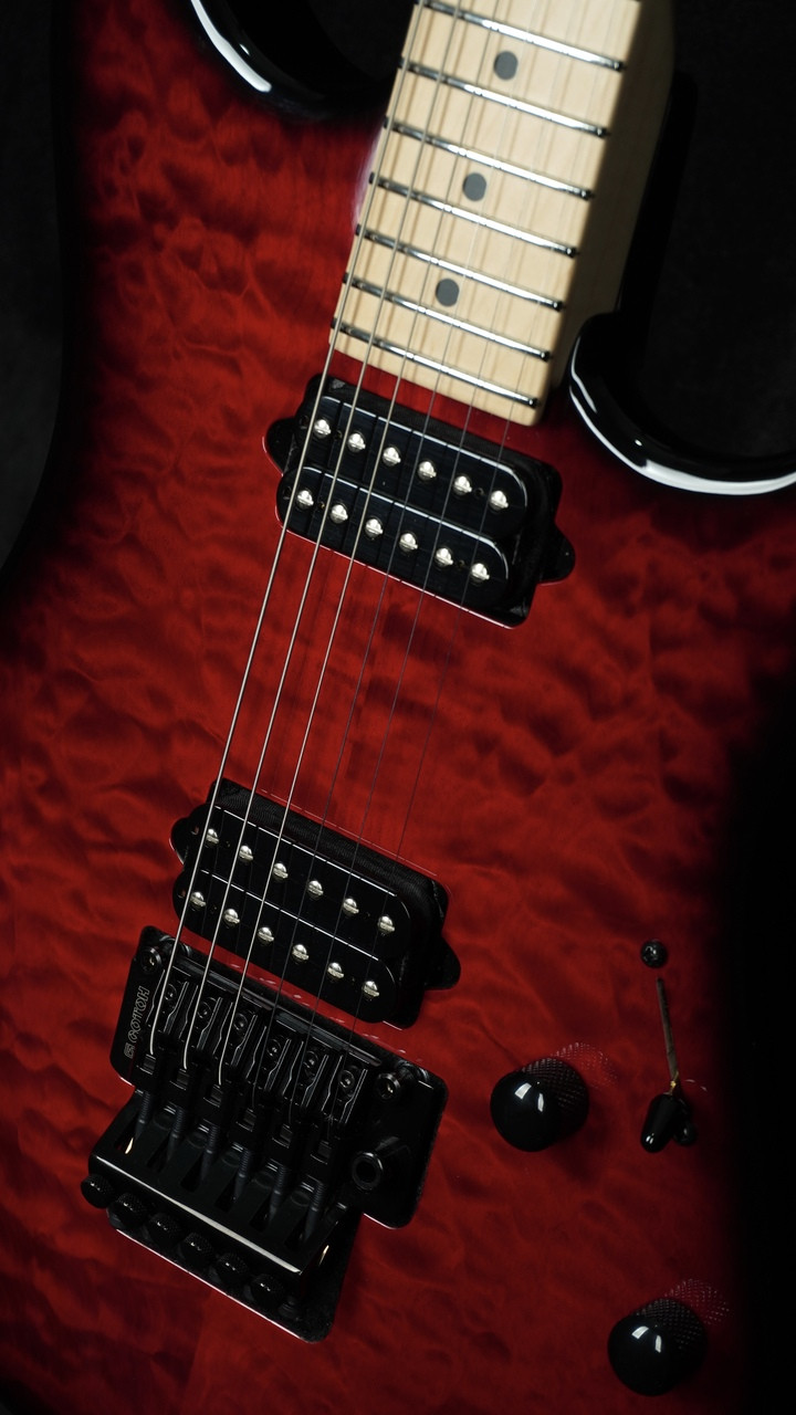 Suhr Standard Thin Burst Limited Edition in Transparent Red with Maple Fingerboard and Gotoh Floyd