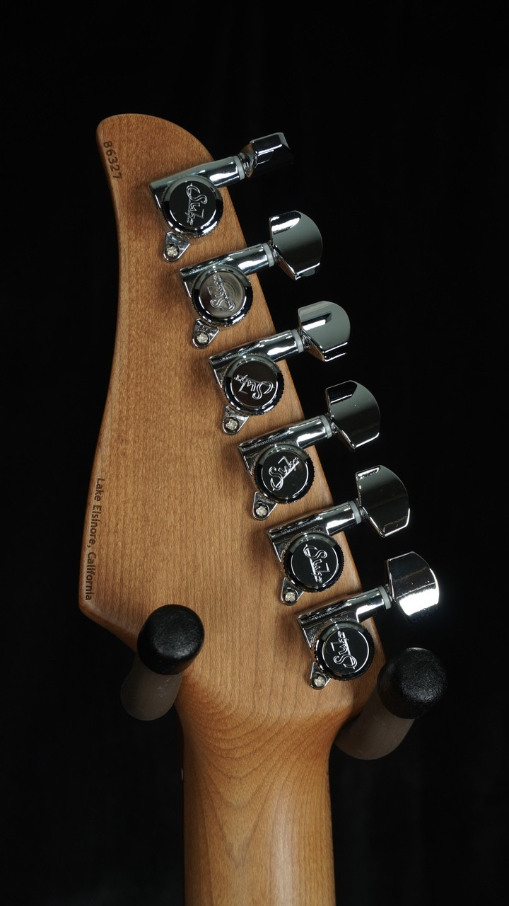 Suhr Custom Modern in Bahama Blue with Black Limba Body