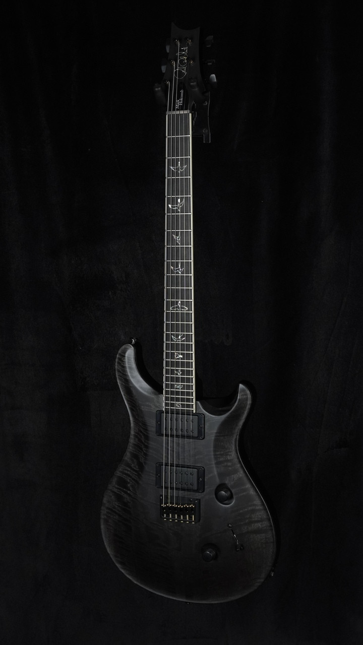 PRS Mark Holcomb Signature Model in Gray Black w/ Stained Binding