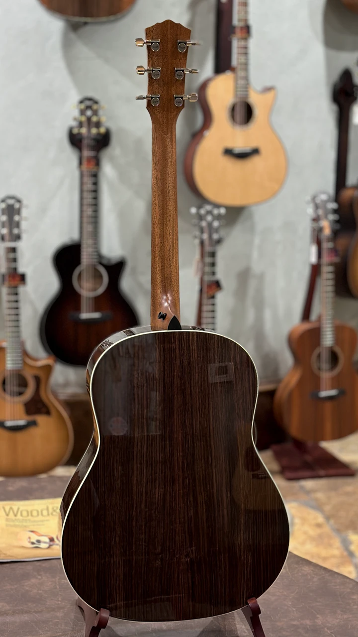 Taylor Gold Label 717e Sunburst with Firestripe Pickguard - Torrefied Spruce / Rosewood Grand Pacific - Back Whole