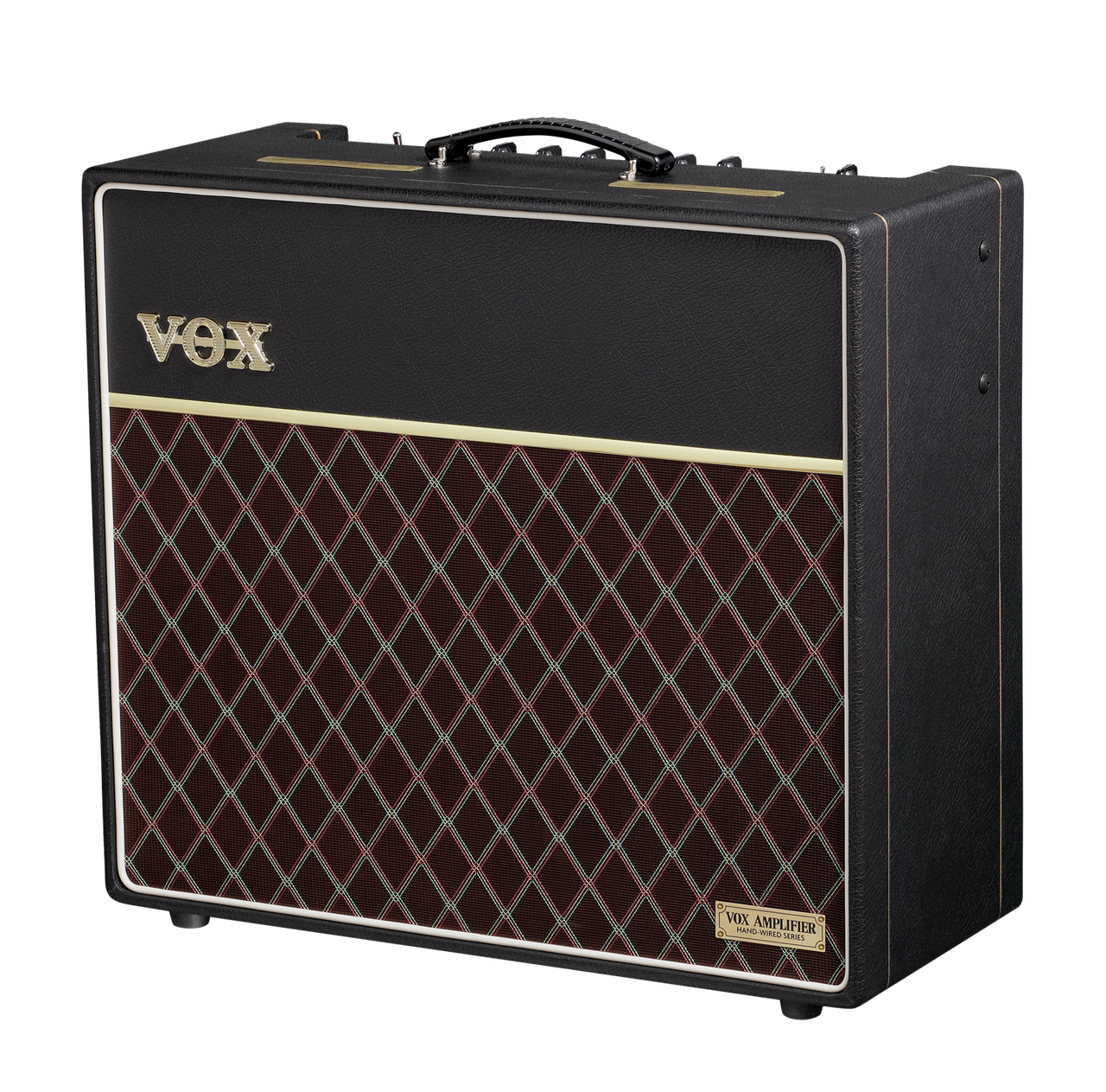 Vox AC15HWR1X Handwired 1x12 Tube Combo Amp - Celestion Alnico Blue - Angle