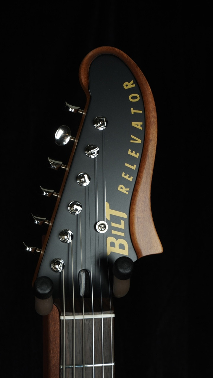 BilT Guitars Relevator LS in Transparent Blue