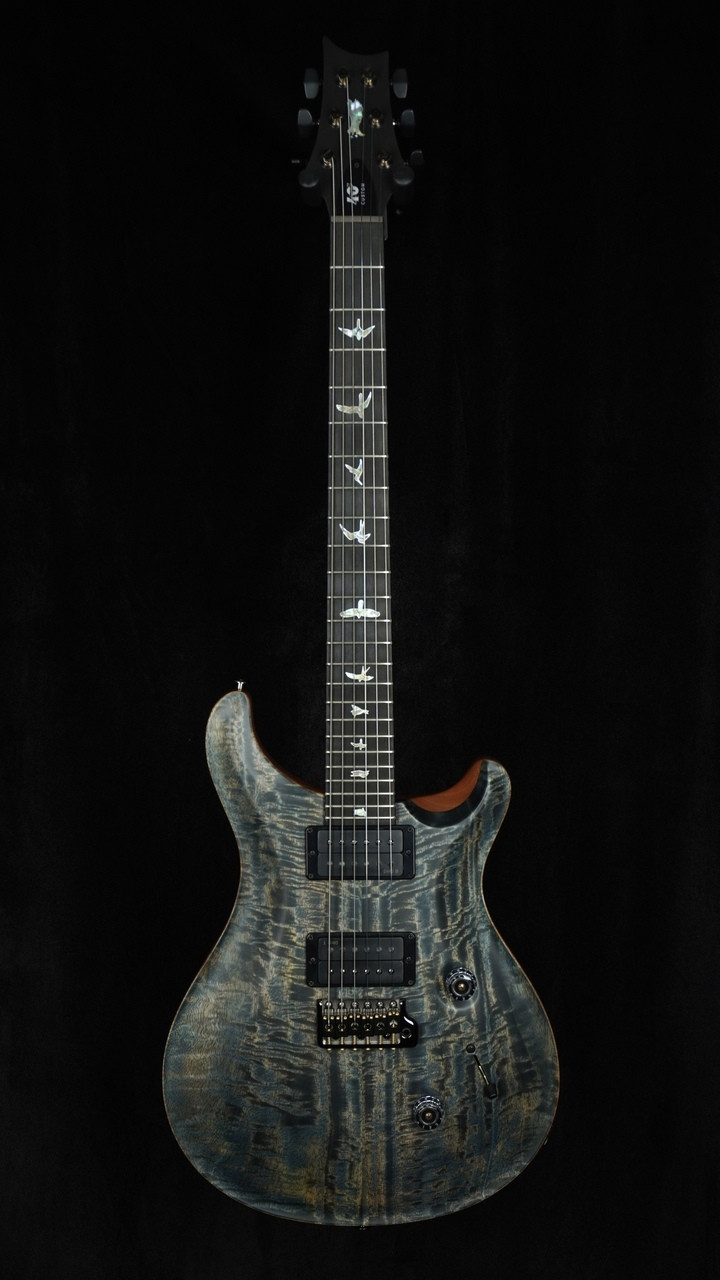 PRS 40th Anniversary Custom 24 Satin Limited Edition in Faded Whale Blue with Natural Back