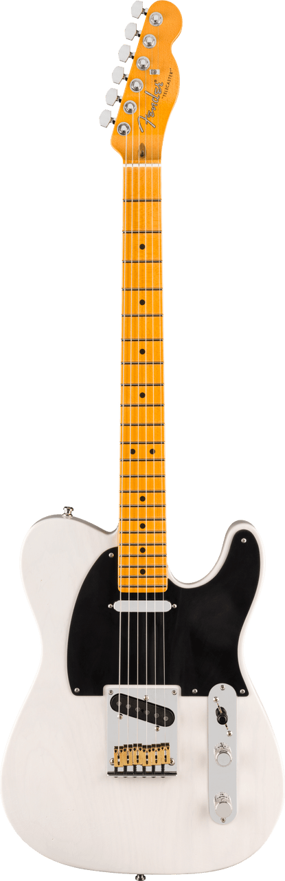 Fender American Ultra Luxe Vintage '50s Telecaster® with Maple Fingerboard in White Blonde
