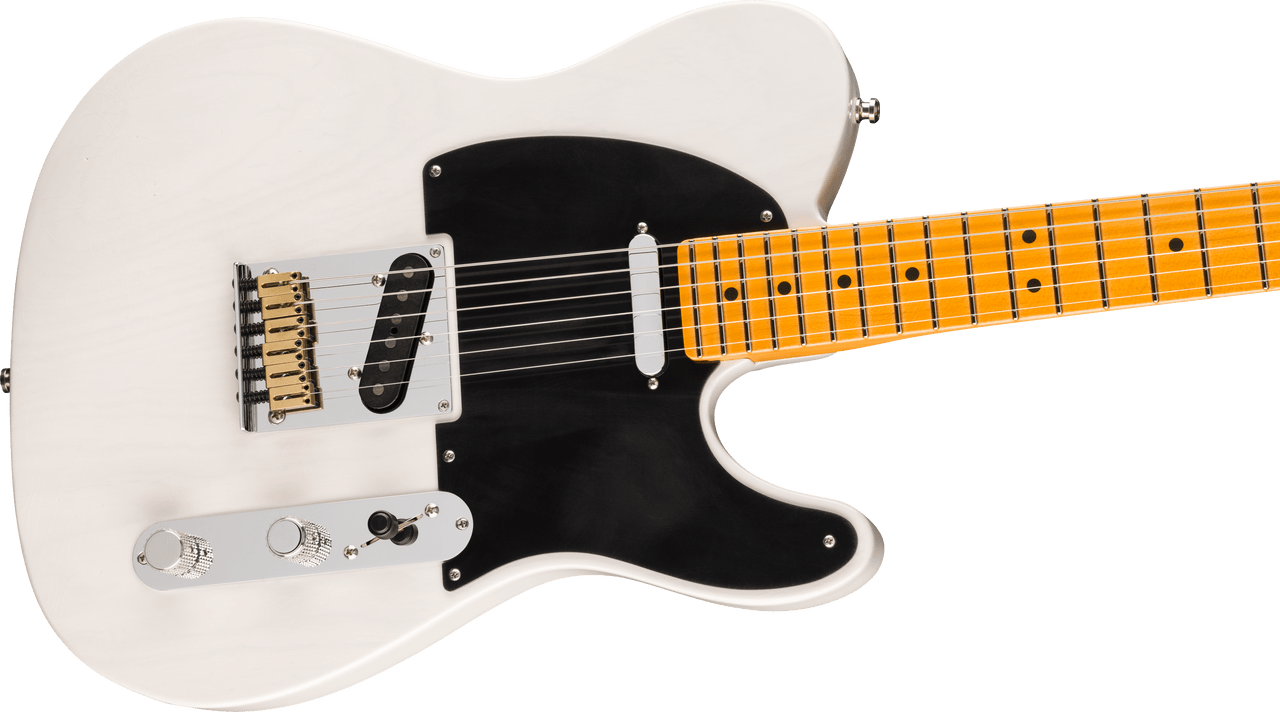 Fender American Ultra Luxe Vintage '50s Telecaster® with Maple Fingerboard in White Blonde
