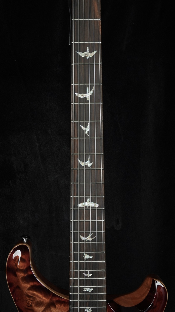 PRS Wood Library Custom 24 in Copperhead Smokeburst with Quilt Maple Top